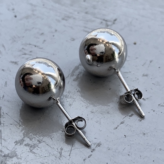SILVER925 ボールポストピアス10mm - CONNY WEBSTORE