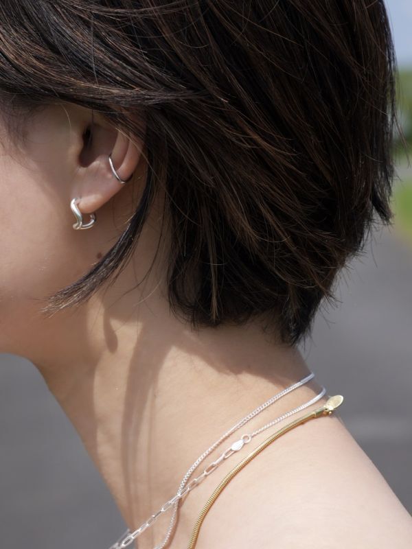 SILVER925 MINIMAL LINE EAR CUFF/SILVER - CONNY WEBSTORE